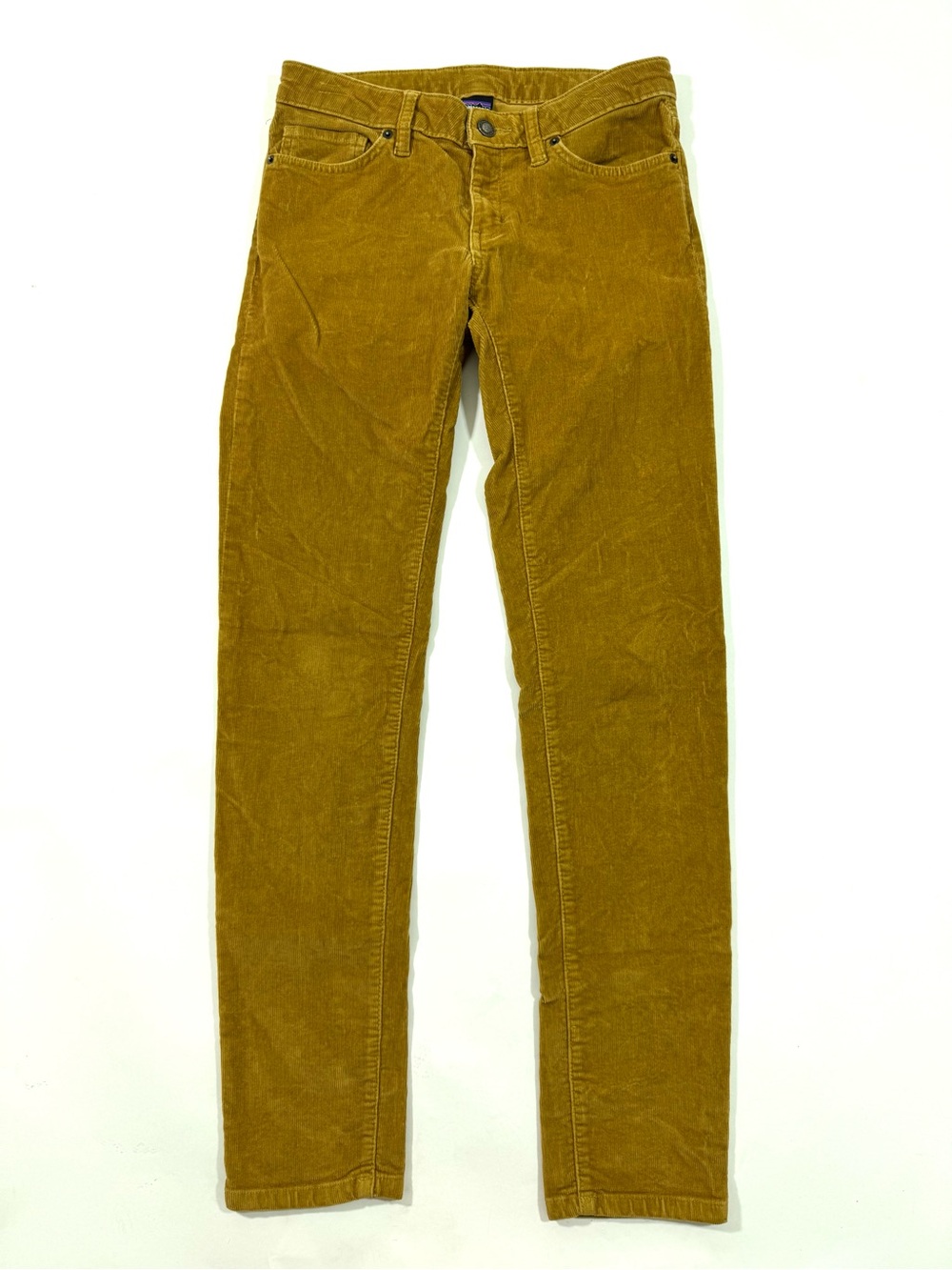 Patagonia Womens Fitted Corduroy Pants Golden Brown